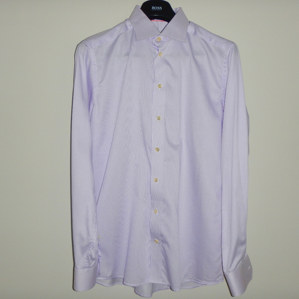 Great Light Pink & White Stripped ETON Dress Shirt